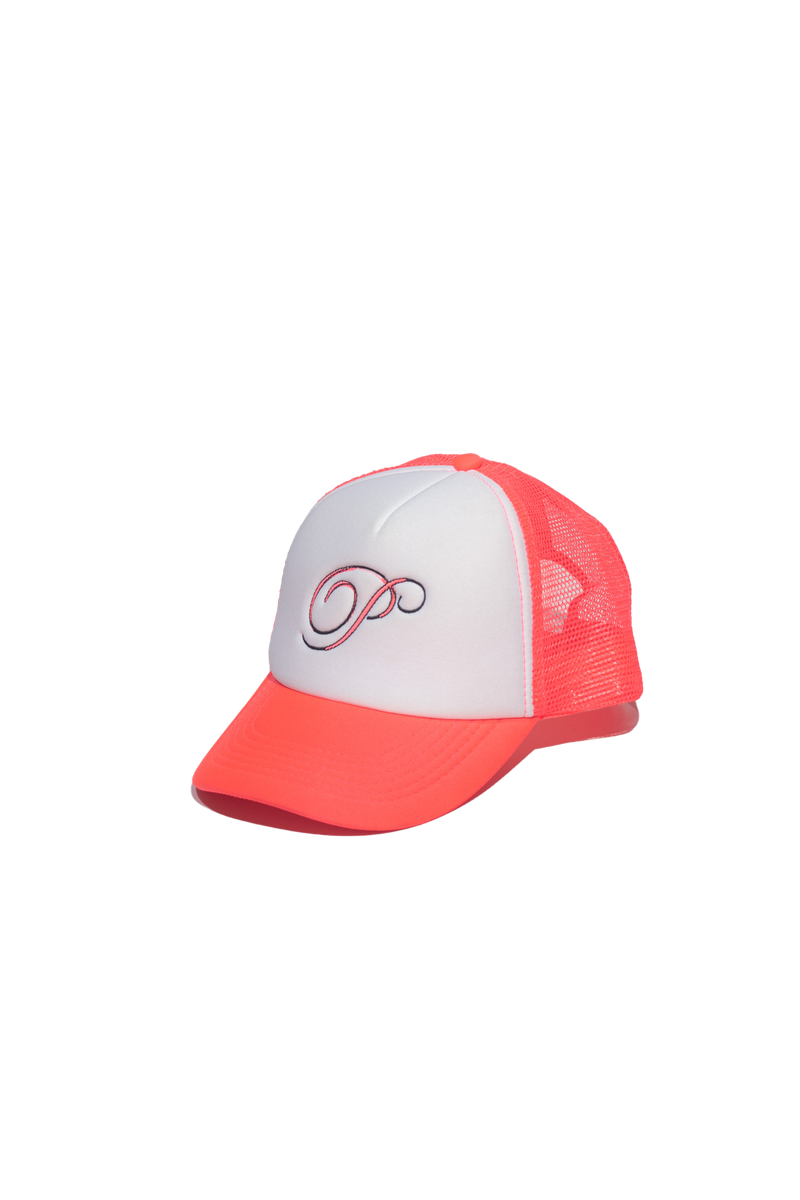 EMBROIDED P TRUCKER HAT